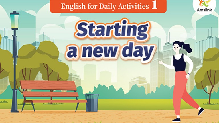 English for Daily Activities 1 : Starting a new day